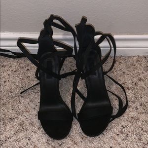 Black high heels